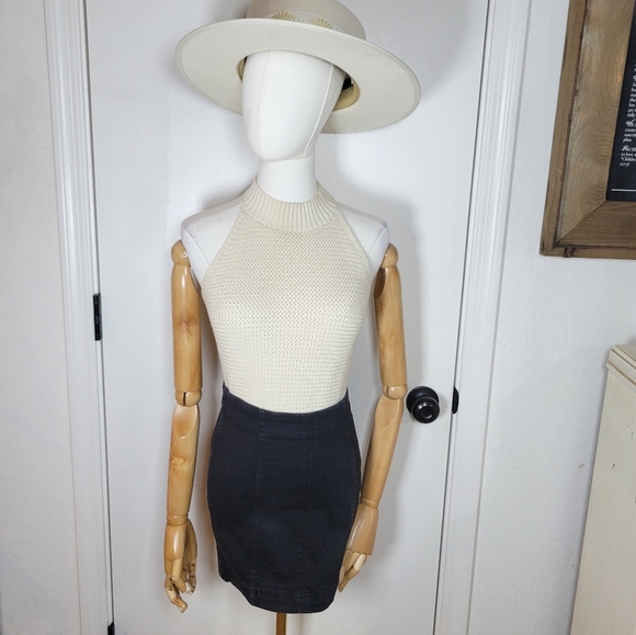 Loft Crochet Cotton Blend Tank Top Size Small Boho Chic Lightweight Knit - Picture 1 of 10